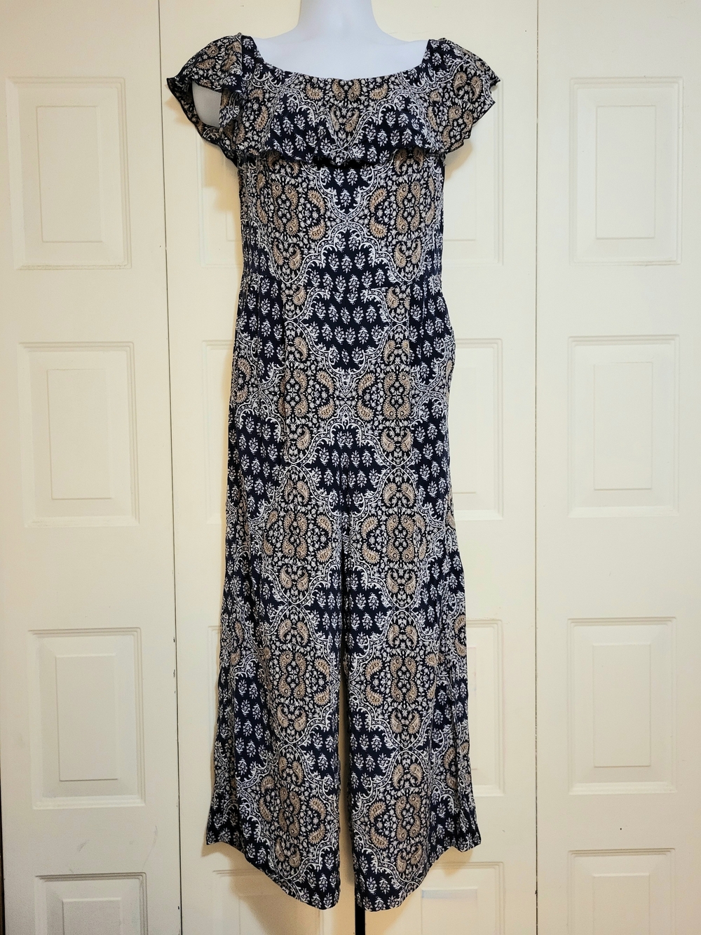 Paisley Print Jumpsuit